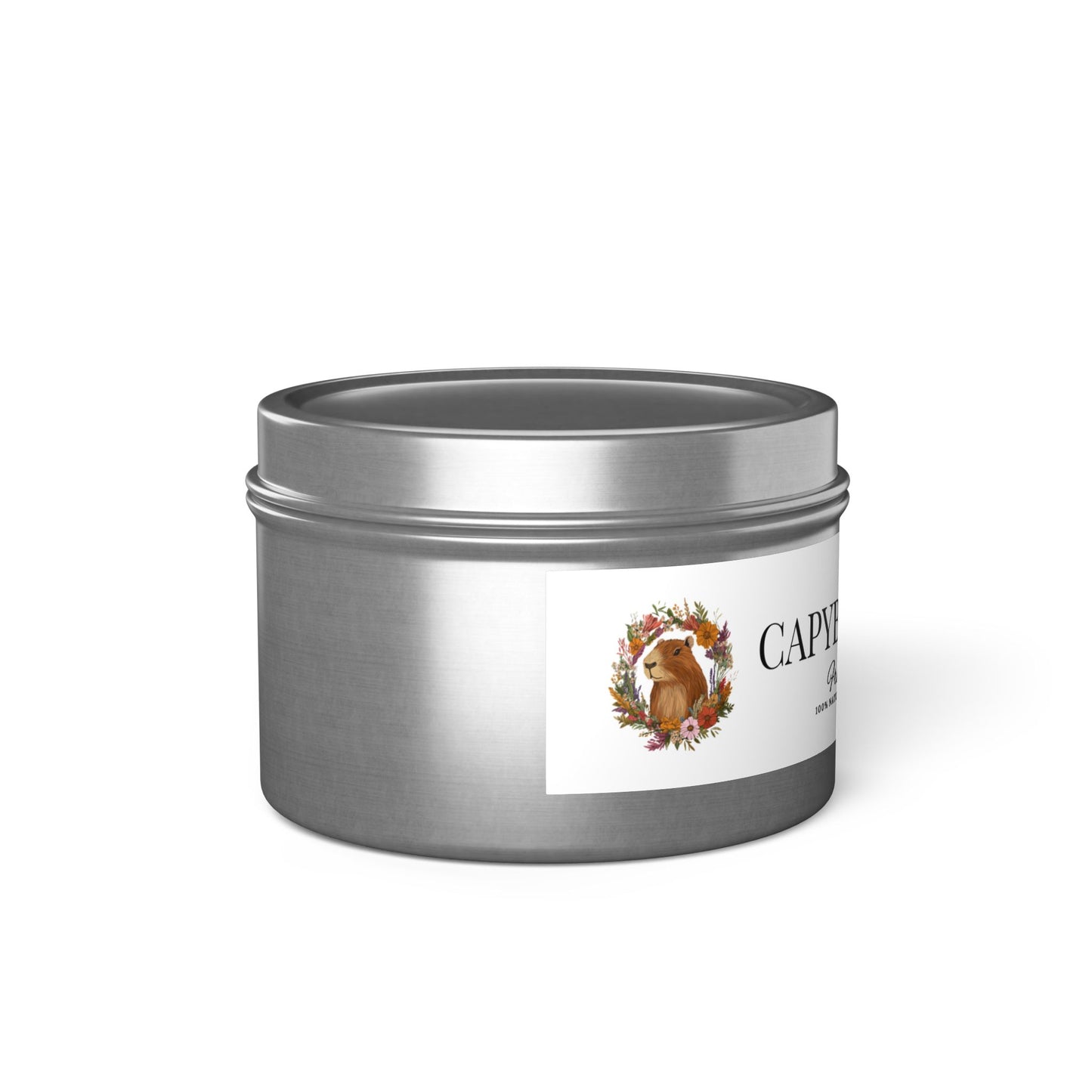 Scented Tin Candles - CAPYBARA’S POOP - A Scent That's a Real Surprise