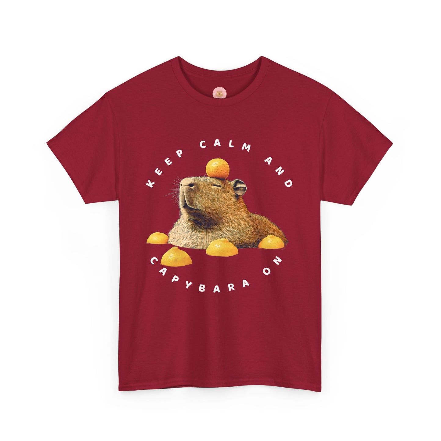 Keep Calm and Capybara On Unisex T-Shirt