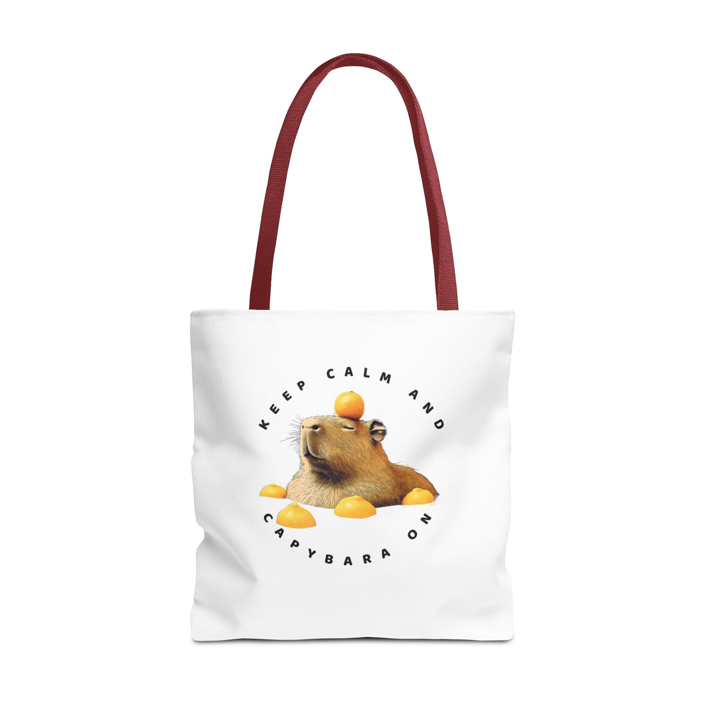 Capybara Tote Bag - Keep Calm and Capybara On