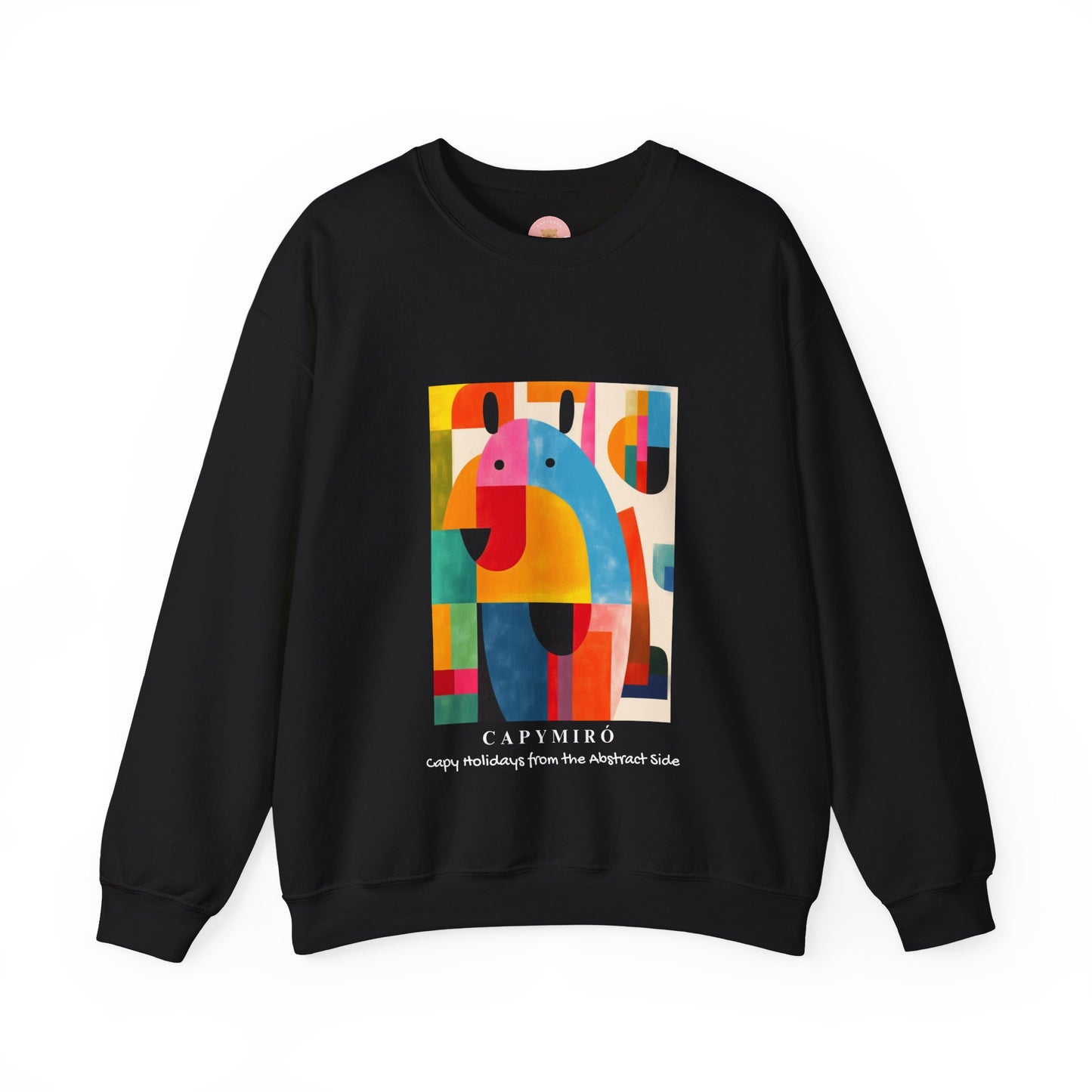 Capybara Christmas Sweatshirt – Funny Surreal Holiday Sweater – Capy Miro Christmas Gift Idea