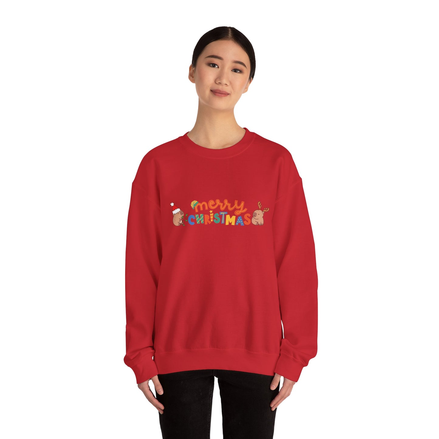 Merry Christmas Capybara Sweatshirt