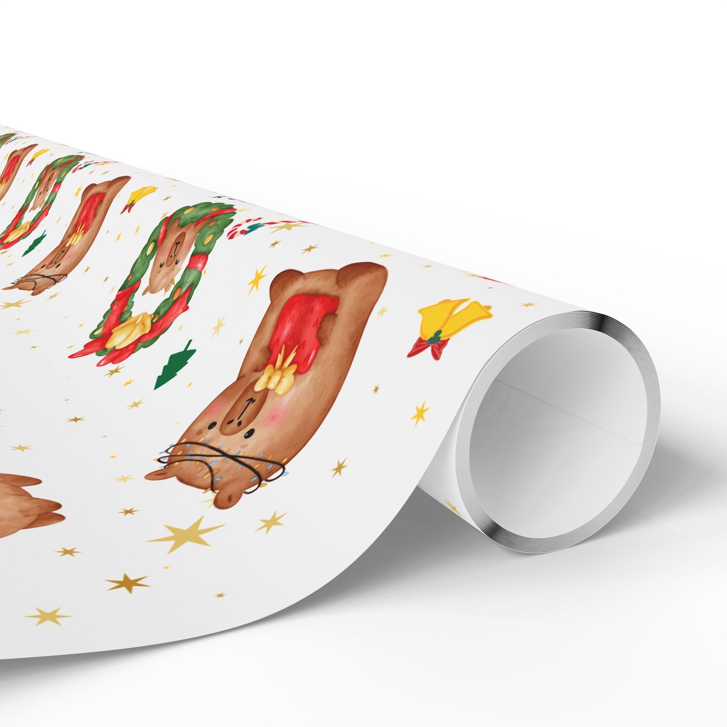 Capybara Christmas Wrapping Paper, Chirstmas Season Wrap, Cute Gift Wrap for Capybara Lovers, Winter Decorating, Party Supplies, Merry Christmas