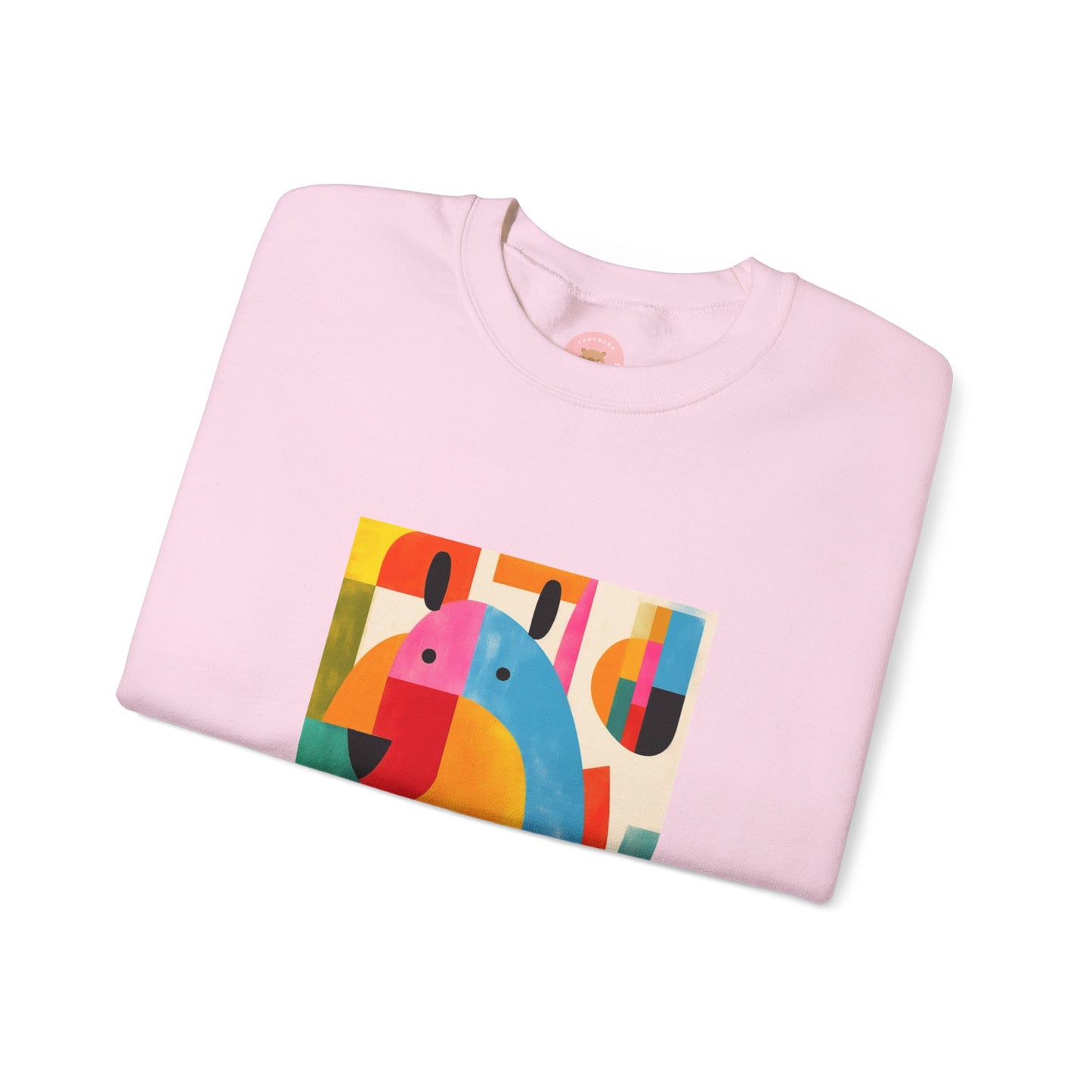 Capybara Christmas Sweatshirt – Funny Surreal Holiday Sweater – Capy Miro Christmas Gift Idea