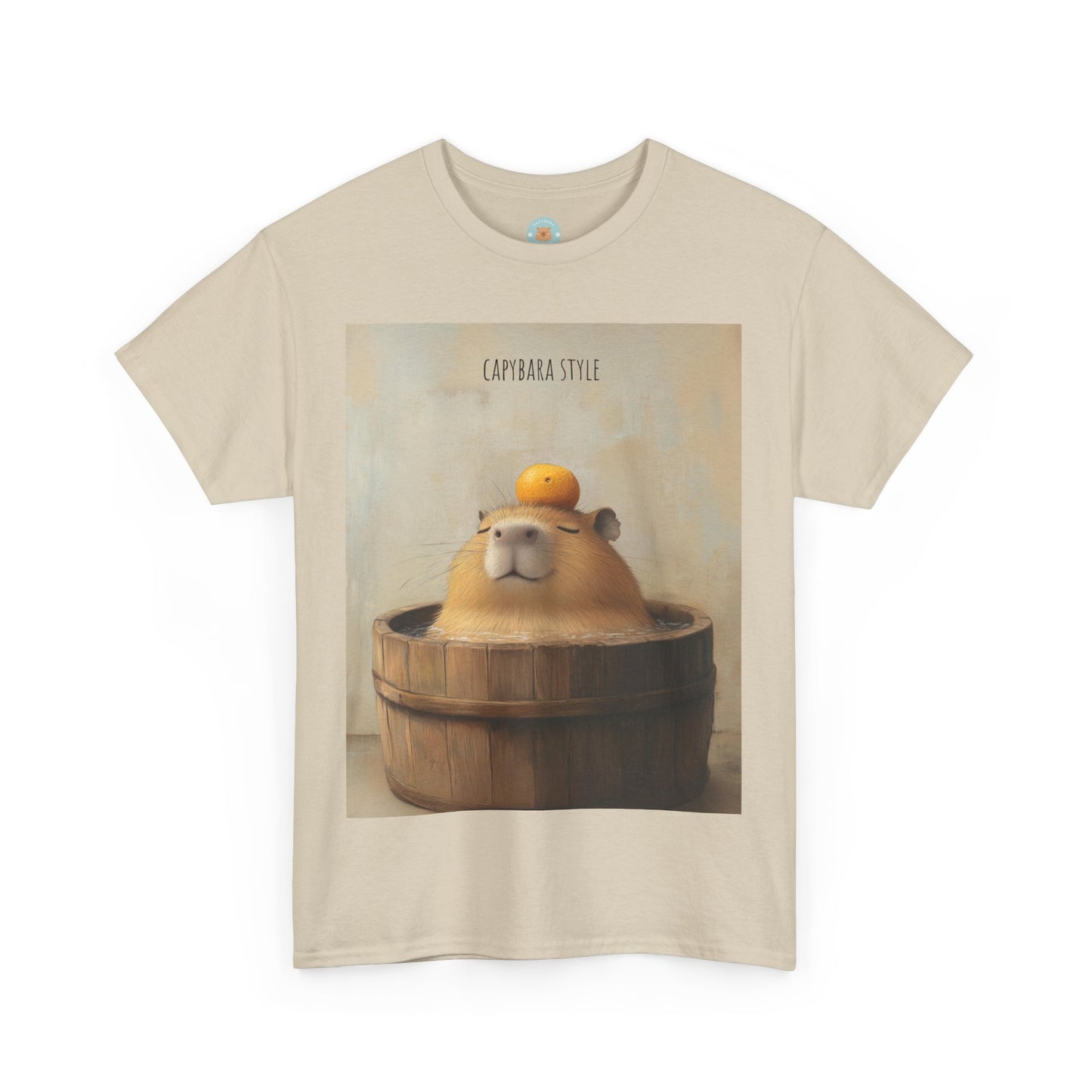 Capybara in the bath - Unisex Tee