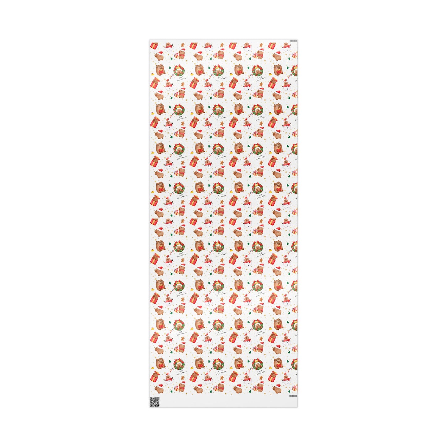 Capybara Christmas Wrapping Paper, Chirstmas Season Wrap, Cute Gift Wrap for Capybara Lovers, Winter Decorating, Party Supplies, Merry Christmas