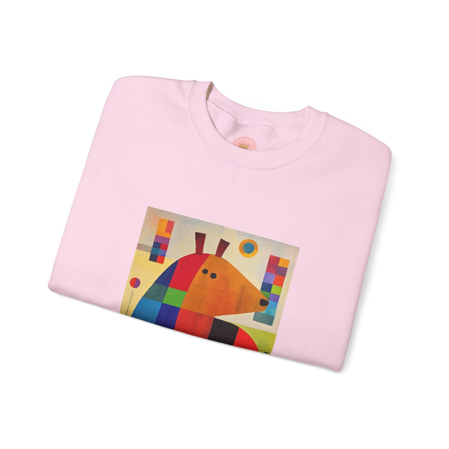 Capybara Christmas Sweatshirt – Funny Surreal Holiday Sweater – Capy Miro Christmas Gift Idea