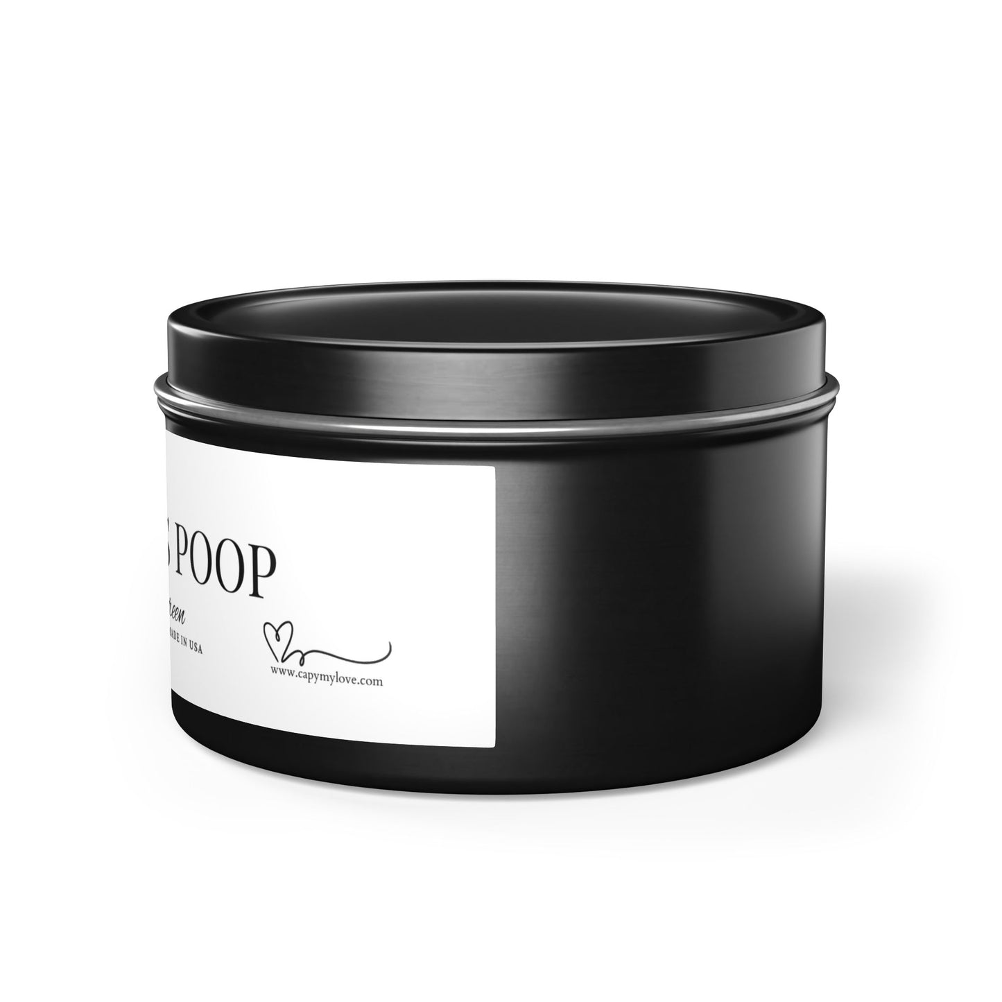 Scented Tin Candles - CAPYBARA’S POOP - A Scent That's a Real Surprise