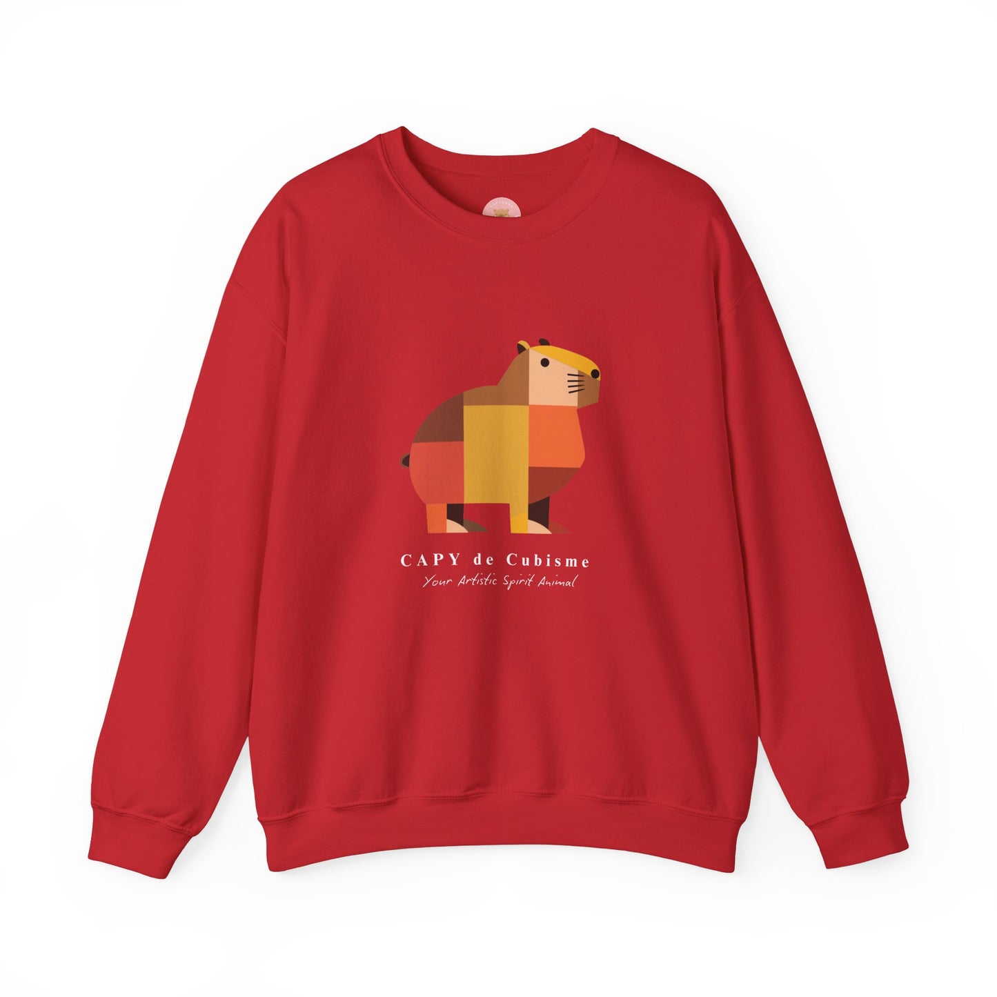 Capy de Cubisme - Cubisme Style Capybara Sweatshirt