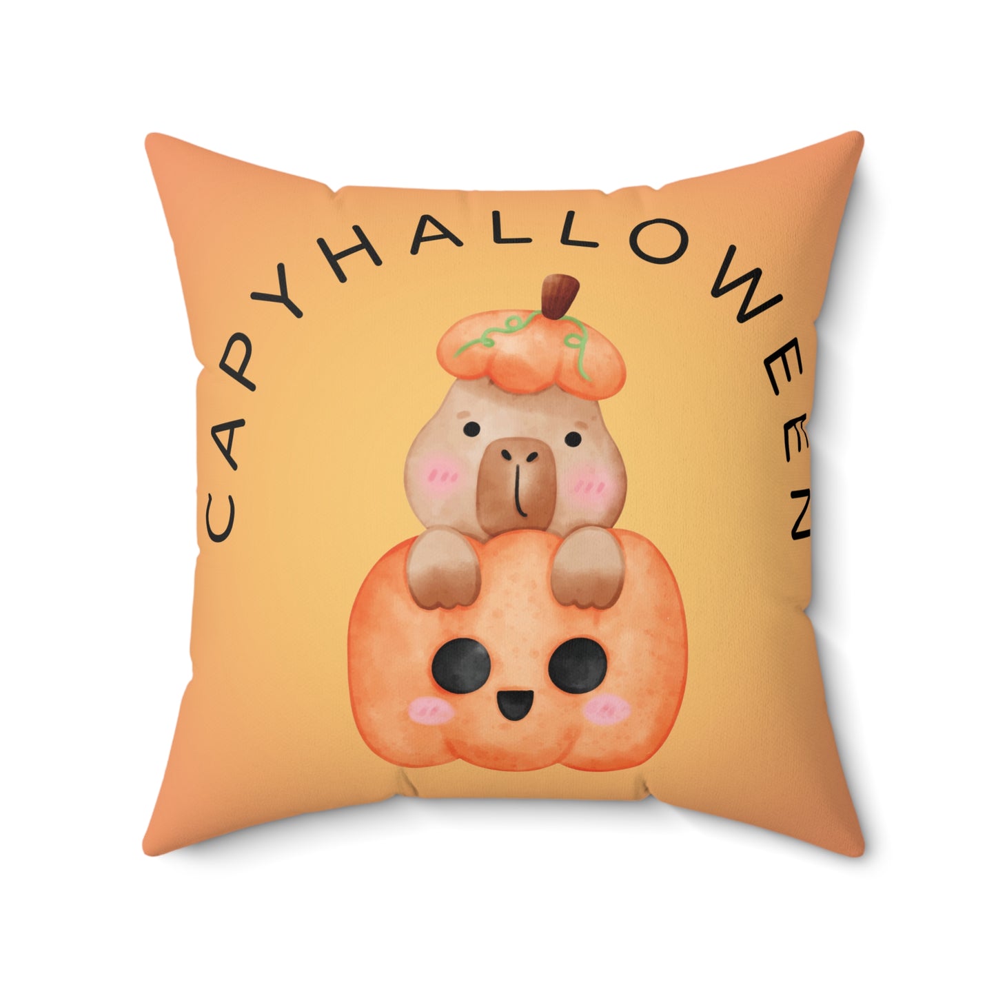 Capy Halloween Pillow, Stylish Decorative Cushion, Cozy Living Room Throw Pillow, Cute Cuddle Cushion, Whimsical Eye-catching Cushion
