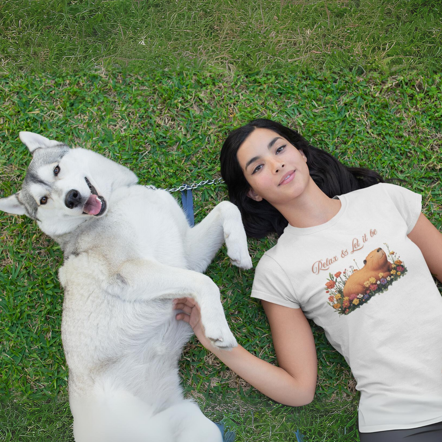 Relax & Let it be Capybara Unisex T-Shirt