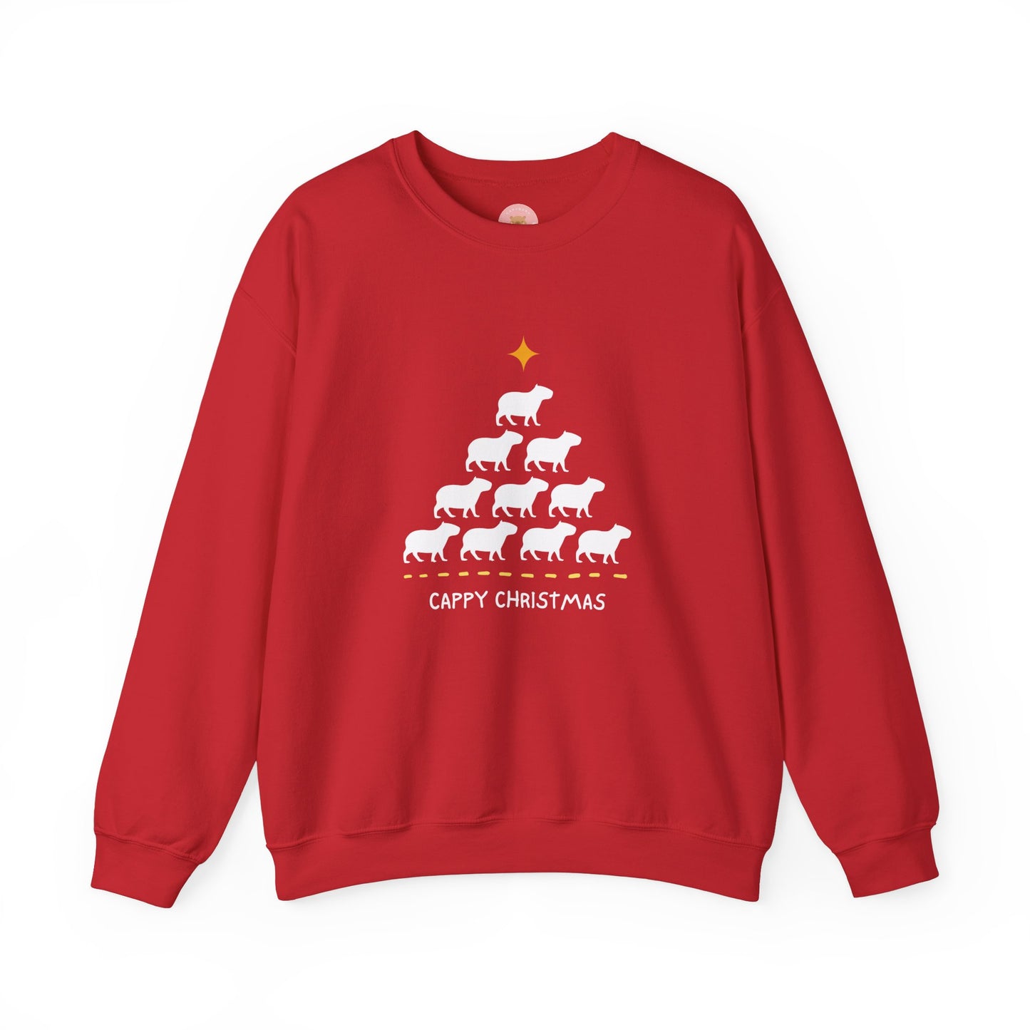 Crewneck Sweatshirt Capybara Christmas Cappy Christmas Funny