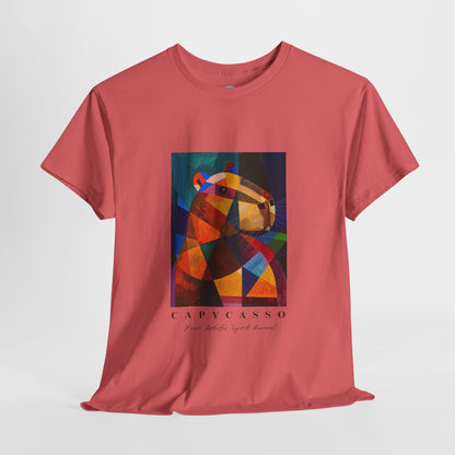 CAPYCASSO II - Abstract Picasso Inspired Capybara T-shirt