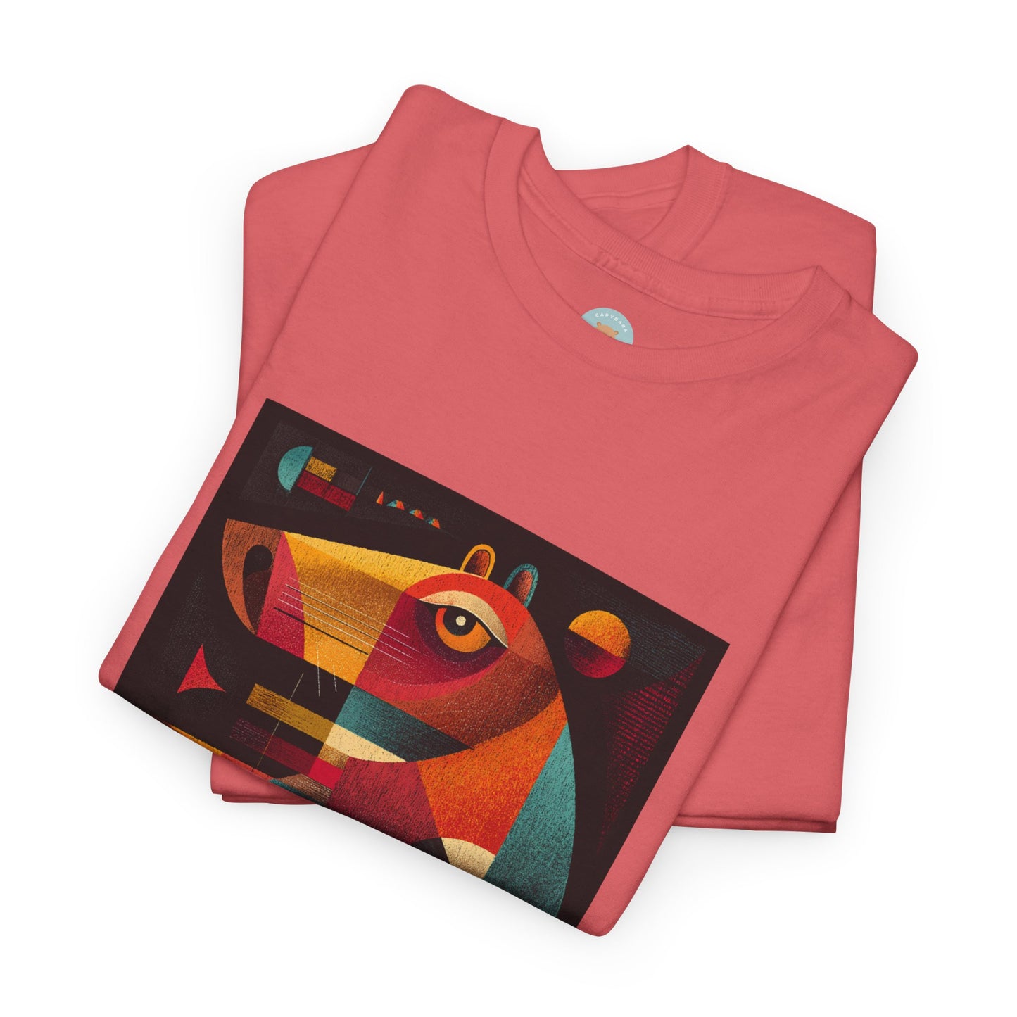 Capybastet Capybara T-Shirt – Goddess of Calm and Watchfulness Tee – Funny Mythical Animal Shirt – Chill Aesthetic Graphic Tee