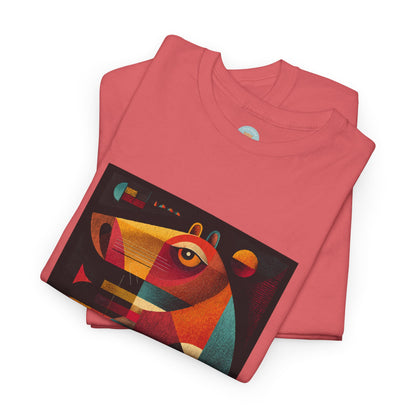 Capybastet Capybara T-Shirt – Goddess of Calm and Watchfulness Tee – Funny Mythical Animal Shirt – Chill Aesthetic Graphic Tee