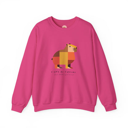 Capy de Cubisme  - Cubisme Style Capybara Sweatshirt