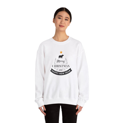 Crewneck Sweatshirt Capybara Christmas Merry Christmas Happy New Year