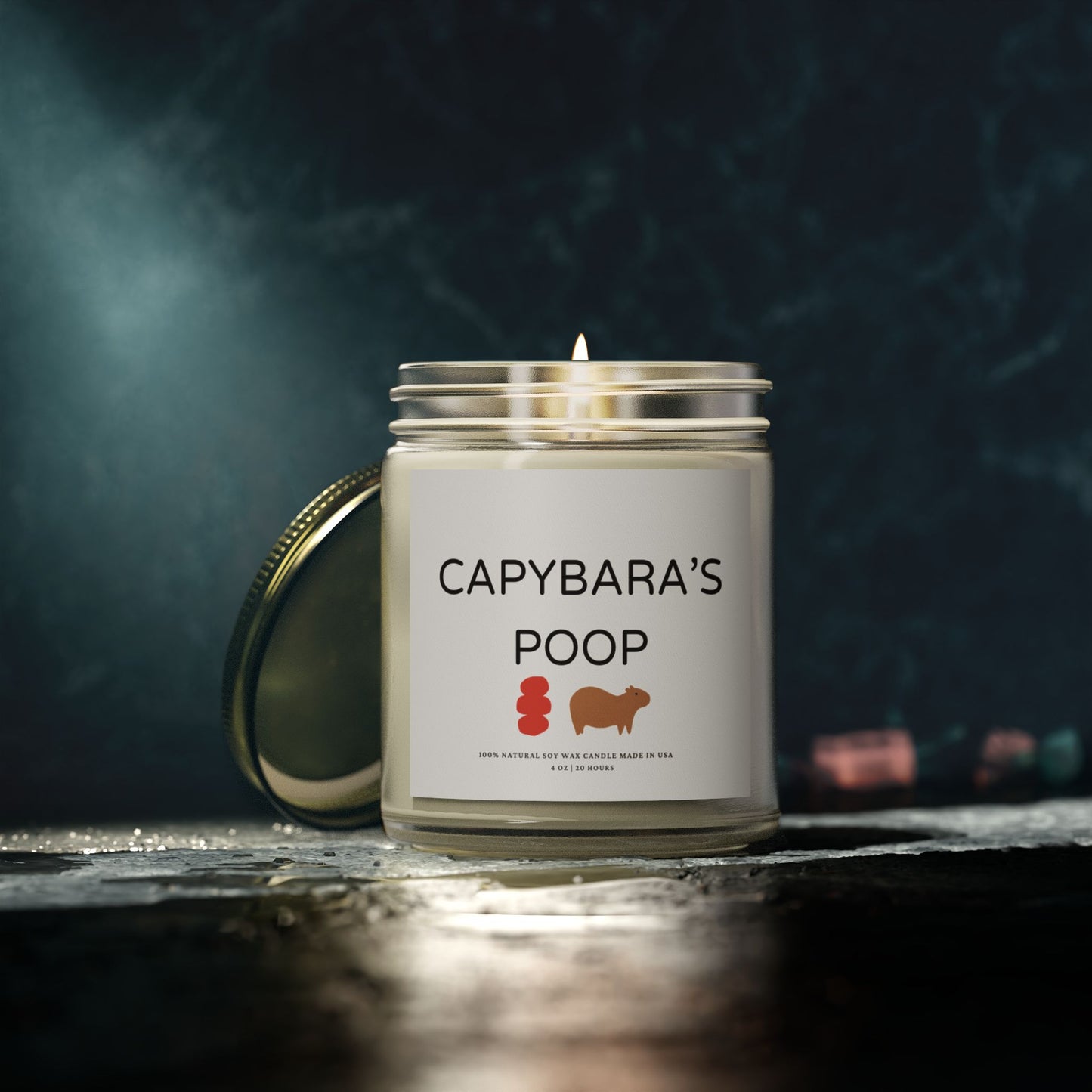 Funny Candle Gift Capybara's Poop (9 Scents)