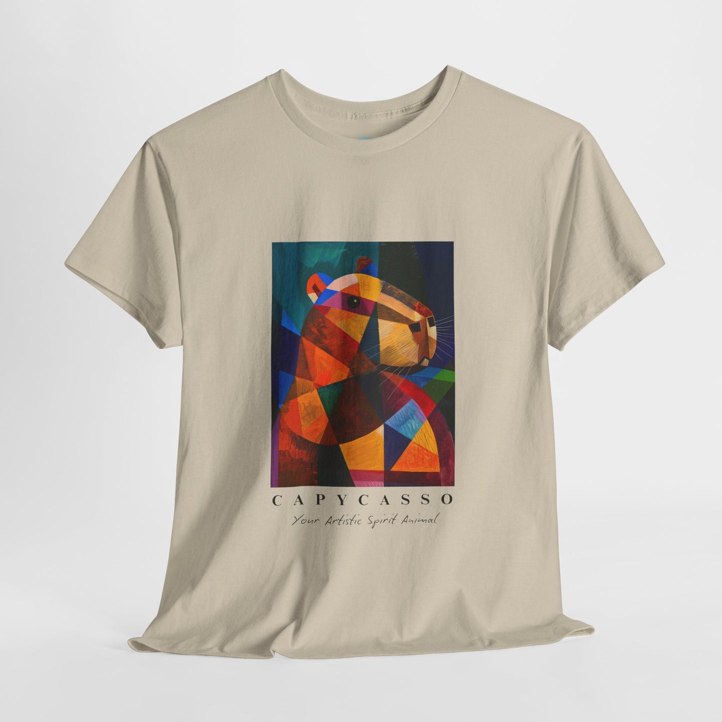 CAPYCASSO II - Abstract Picasso Inspired Capybara T-shirt