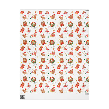 Capybara Christmas Wrapping Paper, Chirstmas Season Wrap, Cute  Gift Wrap for Capybara Lovers, Winter Decorating, Party Supplies, Merry Christmas