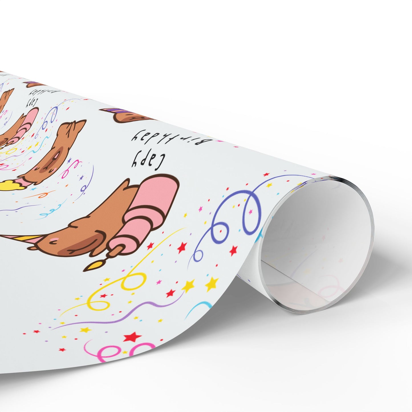 Capybara Birthday Gift Wrapping Paper