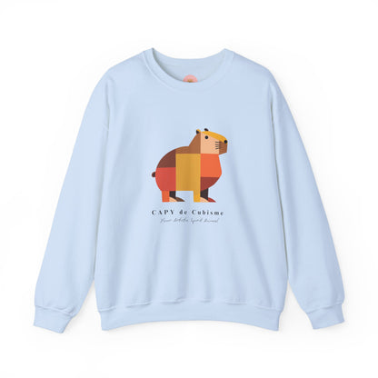 Capy de Cubisme  - Cubisme Style Capybara Sweatshirt