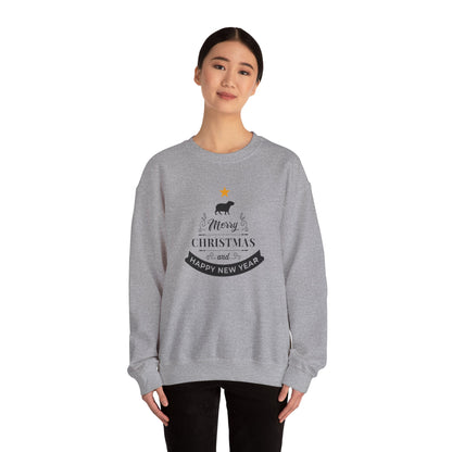 Crewneck Sweatshirt Capybara Christmas Merry Christmas Happy New Year