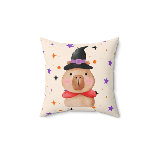 Capybara Halloween Pillow, Stylish Decorative Cushion, Cozy Living Room Throw Pillow, Cuddle Cushion, Whimsical Eye-catching Cushion