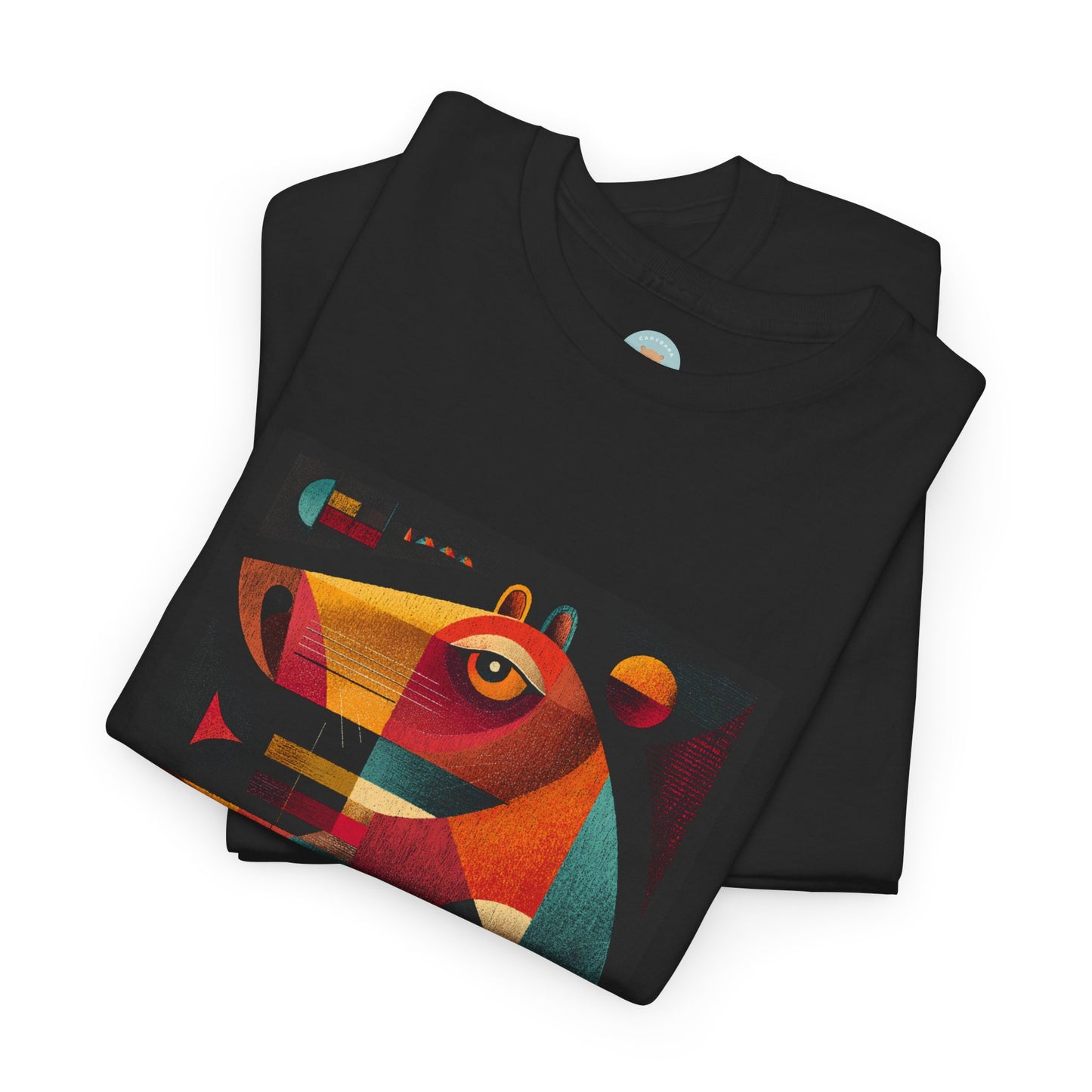 Capybastet Capybara T-Shirt – Goddess of Calm and Watchfulness Tee – Funny Mythical Animal Shirt – Chill Aesthetic Graphic Tee
