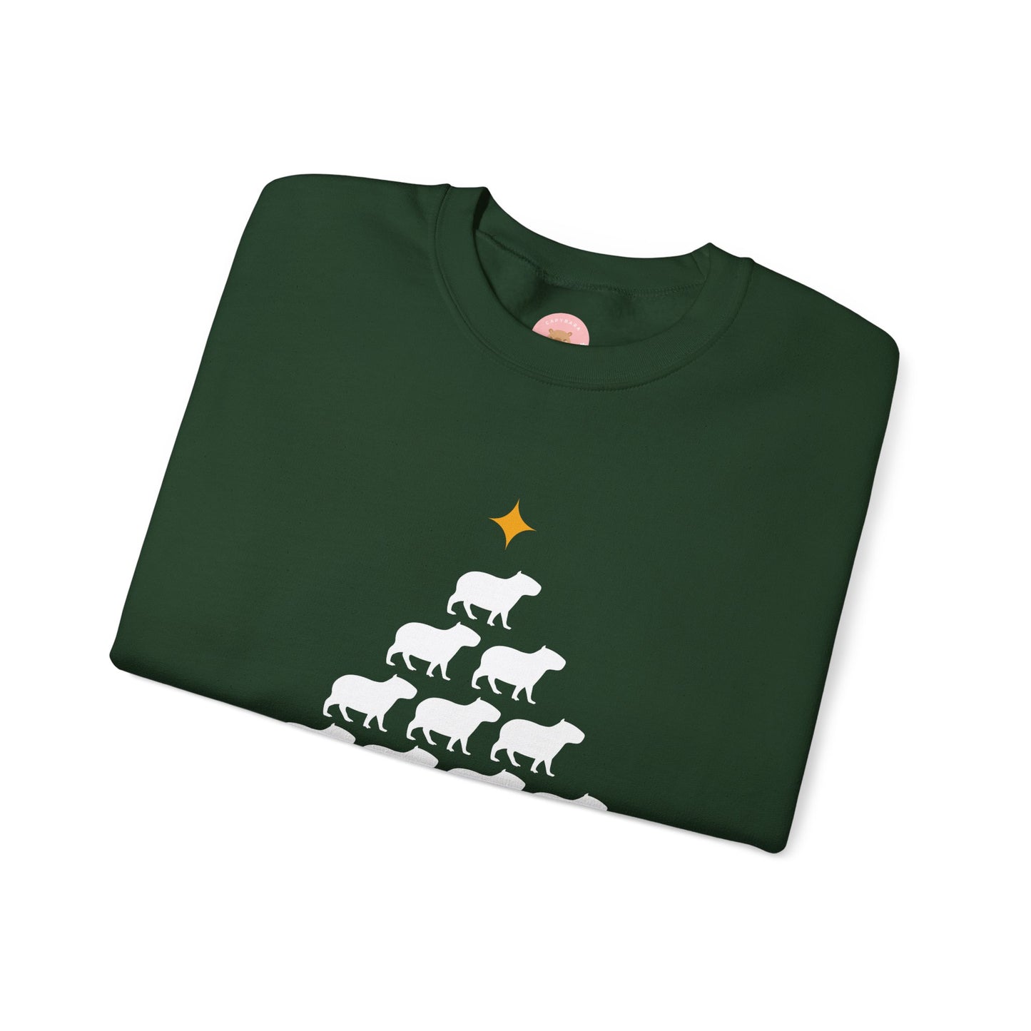 Crewneck Sweatshirt Capybara Christmas Cappy Christmas Funny