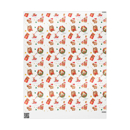 Capybara Christmas Wrapping Paper, Chirstmas Season Wrap, Cute  Gift Wrap for Capybara Lovers, Winter Decorating, Party Supplies, Merry Christmas
