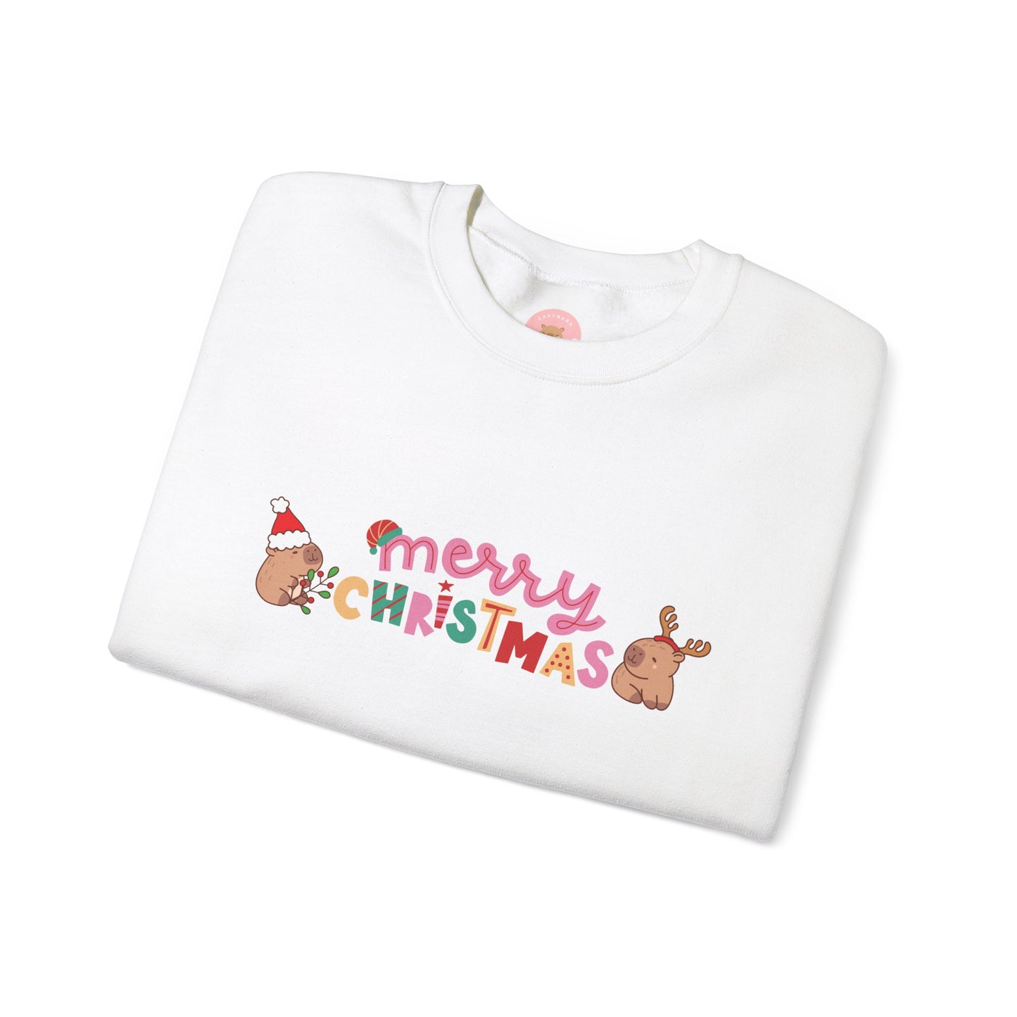 Merry Christmas Capybara Sweatshirt