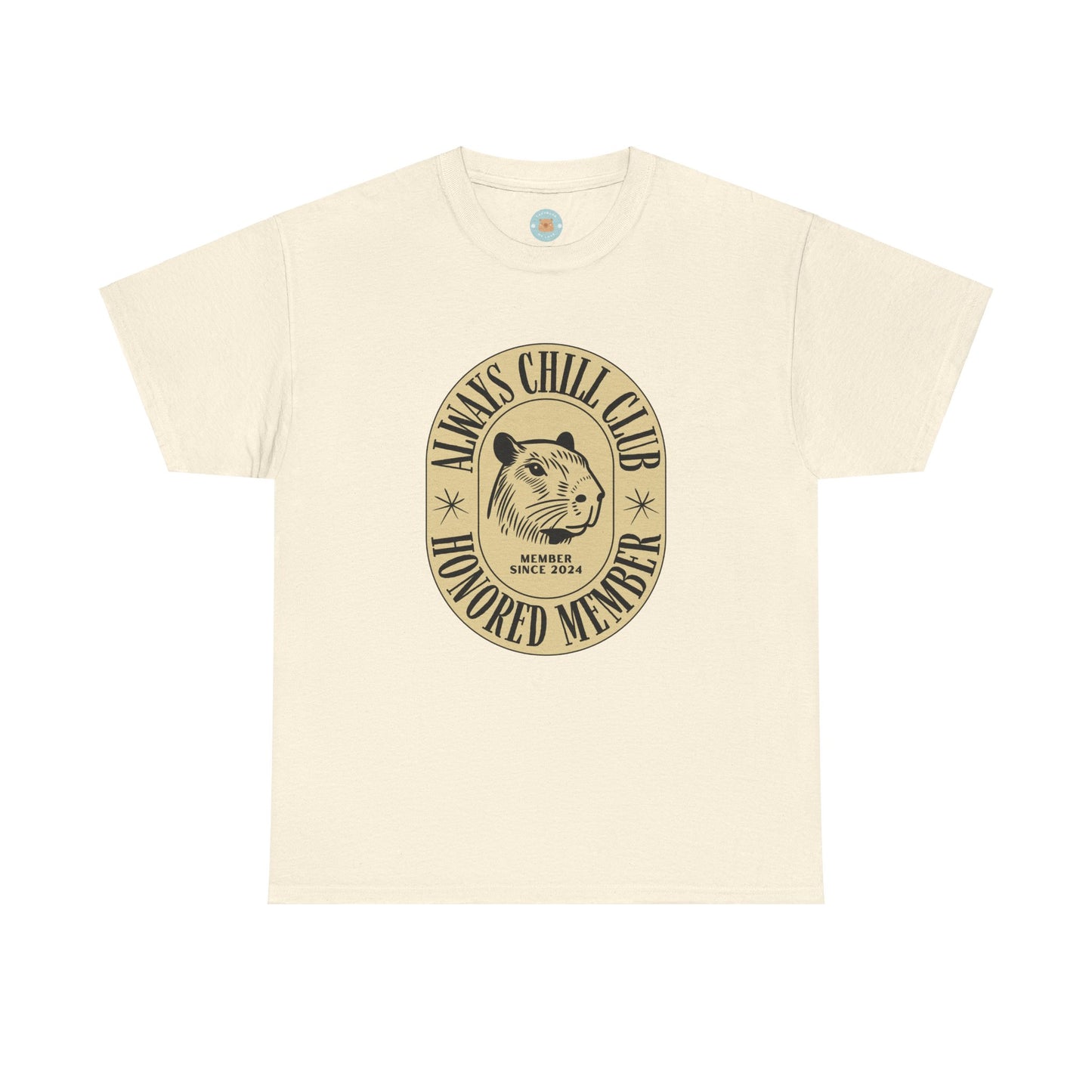 Capybara Chill Club Honored Member T-Shirt