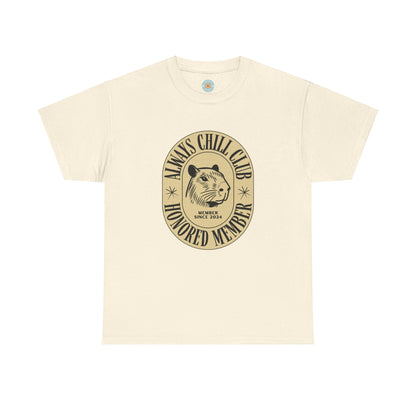 Capybara Chill Club Honored Member T-Shirt