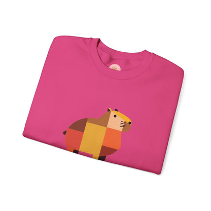 Capy de Cubisme  - Cubisme Style Capybara Sweatshirt