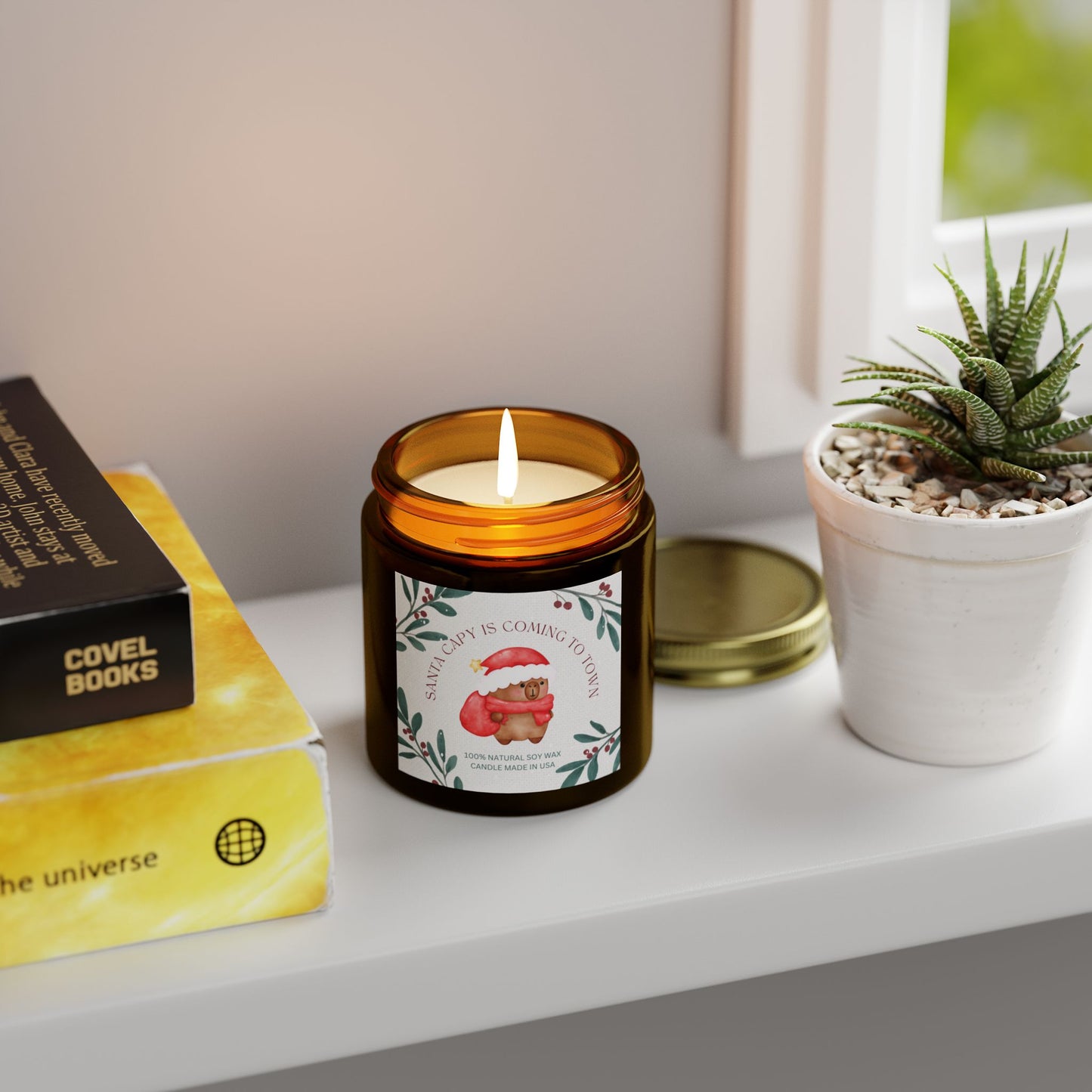 Santa Capy is Coming to Town Christmas Scented Candle