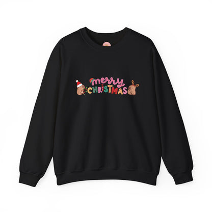 Merry Christmas Capybara Sweatshirt