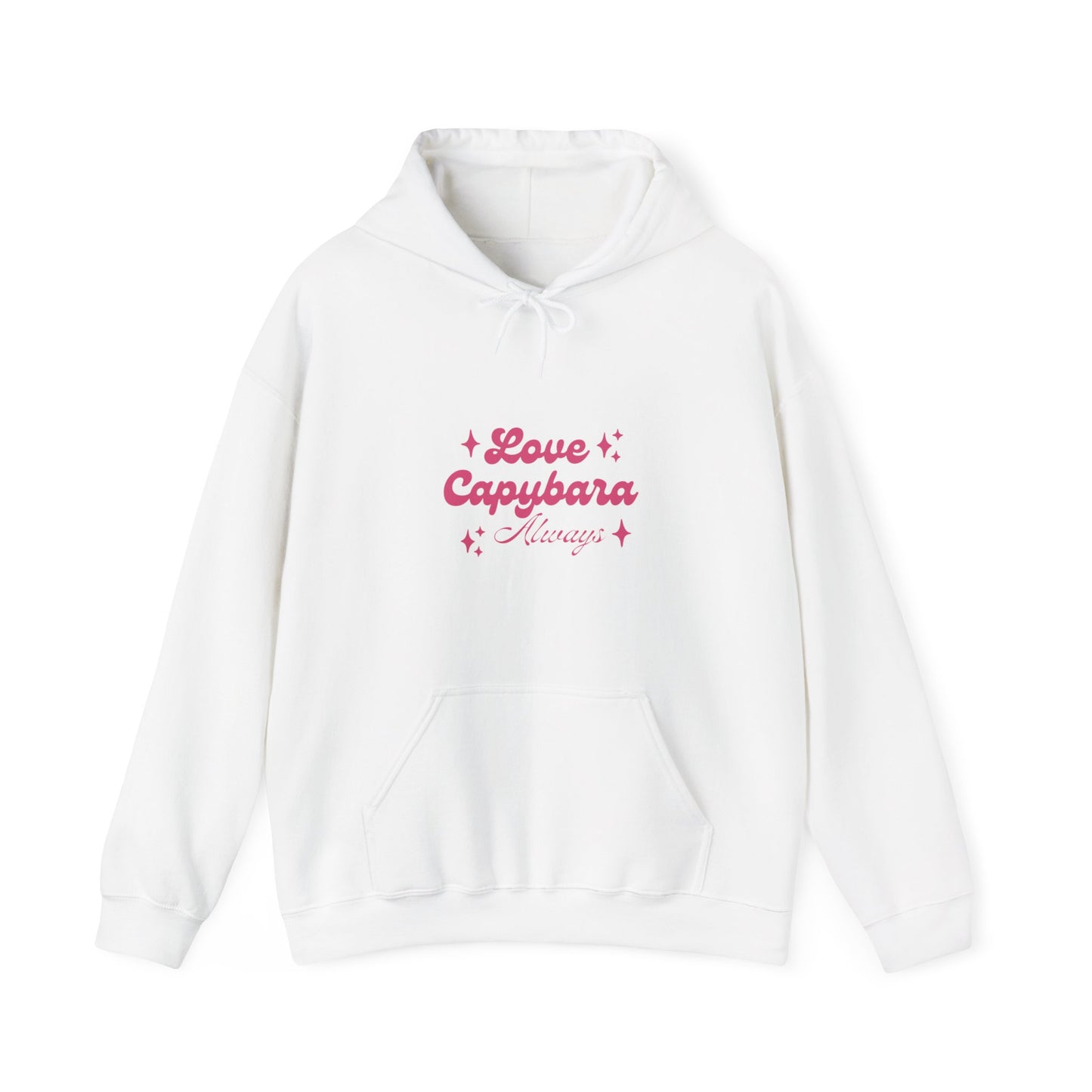 Capybara  hoodie-Showcase your love for the world's friendiest rodent with our Love Capybara Always hoodie!. This cozy and stylish hoodie celebrates your passion for capybaras, making it a must-have for animal loves and capybara enthusiasts
