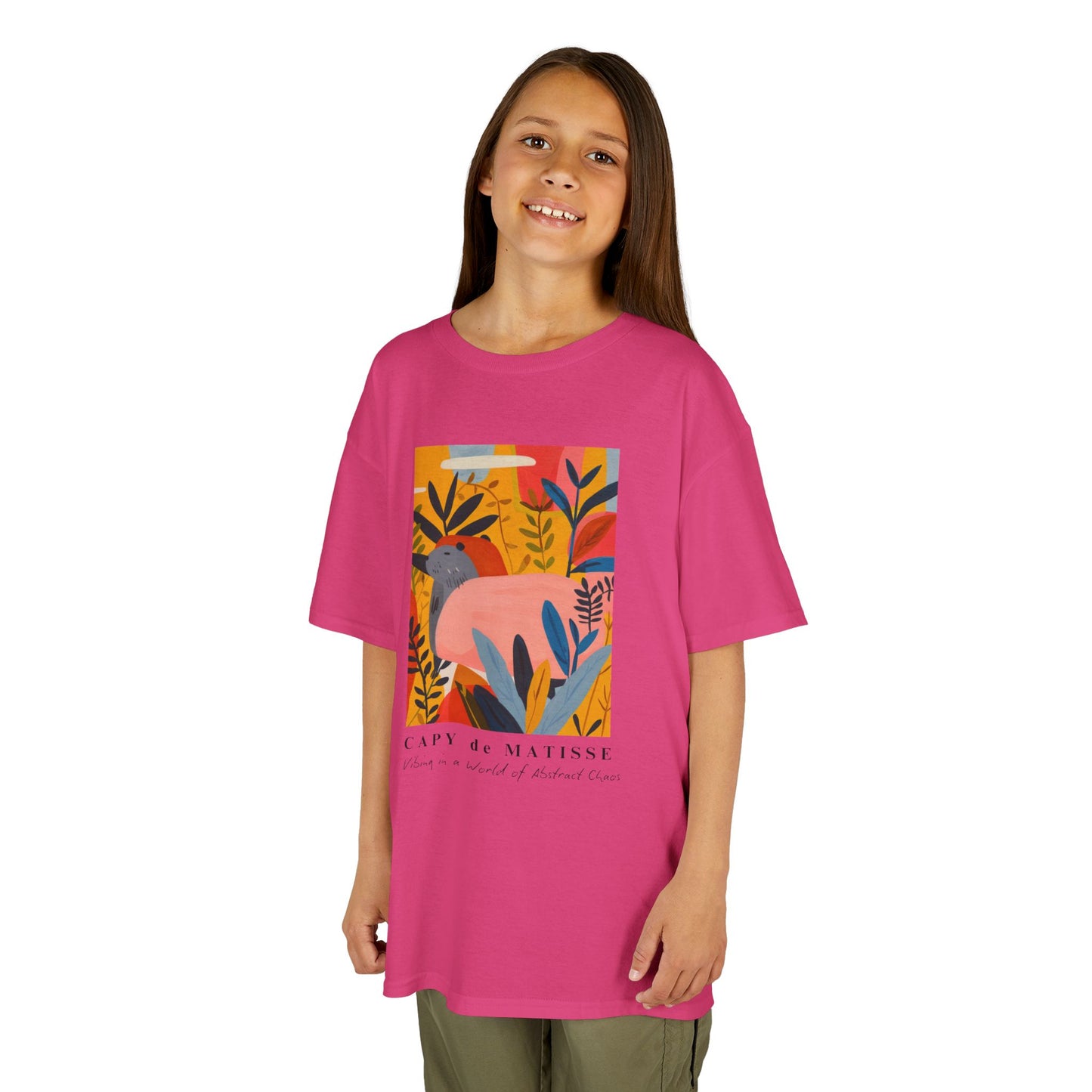 CAPY de MATISSE II Capybara Kid T-shirt (Family matching outfit)