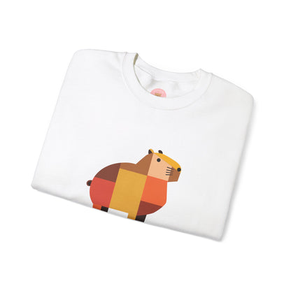 Capy de Cubisme  - Cubisme Style Capybara Sweatshirt