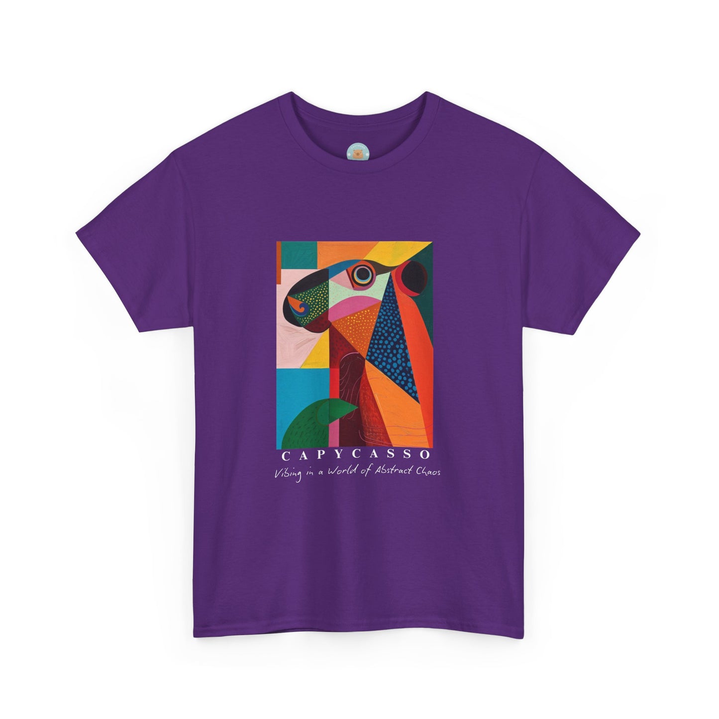CAPYCASSO- Abstract Picasso Inspired Capybara T-shirt