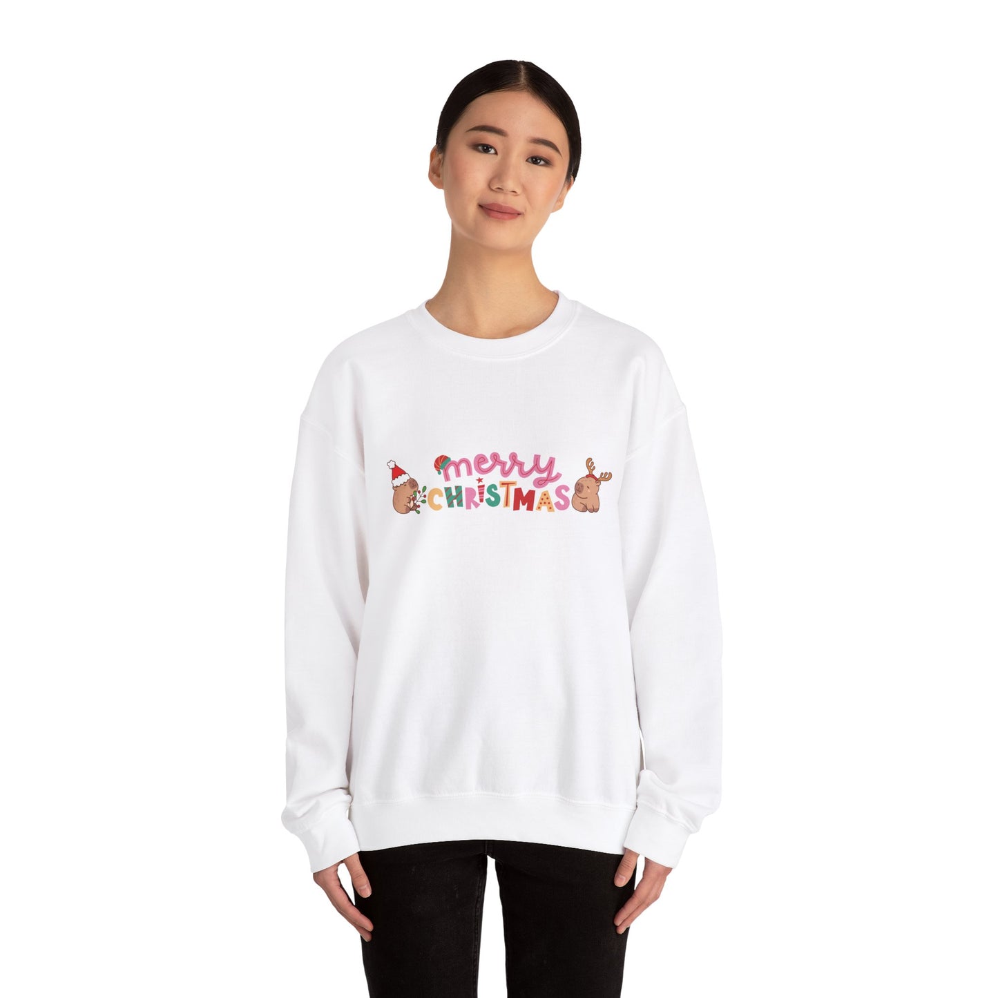 Merry Christmas Capybara Sweatshirt
