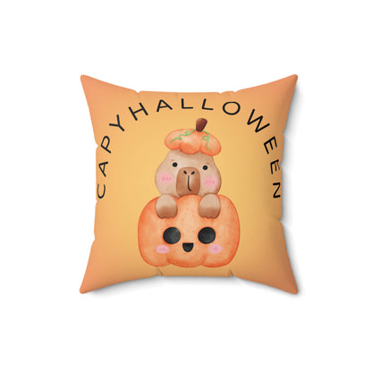 Capy Halloween Pillow, Stylish Decorative Cushion, Cozy Living Room Throw Pillow, Cute Cuddle Cushion, Whimsical Eye-catching Cushion