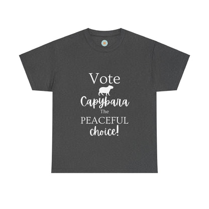 Vote Capybara the peaceful choice! - Unisex T-Shirt