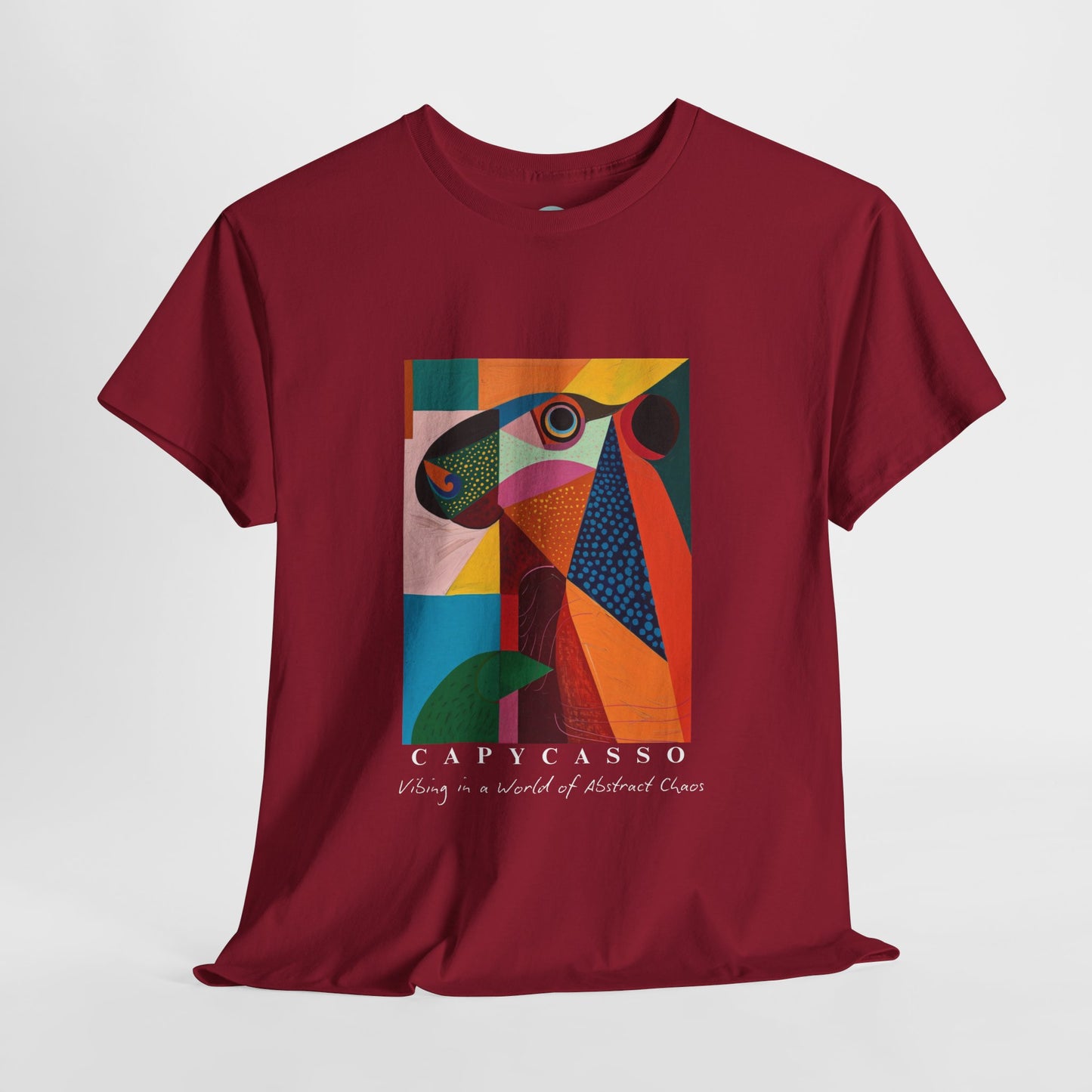 CAPYCASSO- Abstract Picasso Inspired Capybara T-shirt