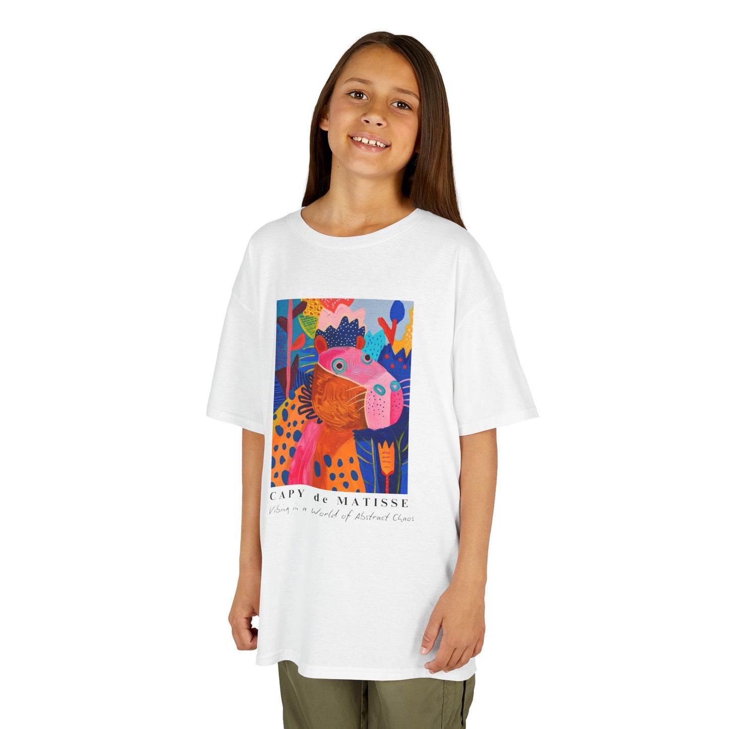 CAPY de MATISSE III Capybara Kid T-shirt (Family matching outfit)
