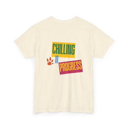 Chilling in Progress Capybara T-Shirt-  Warning: May cause spontaneous relaxation!