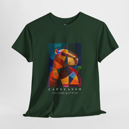 CAPYCASSO II - Abstract Picasso Inspired Capybara T-shirt