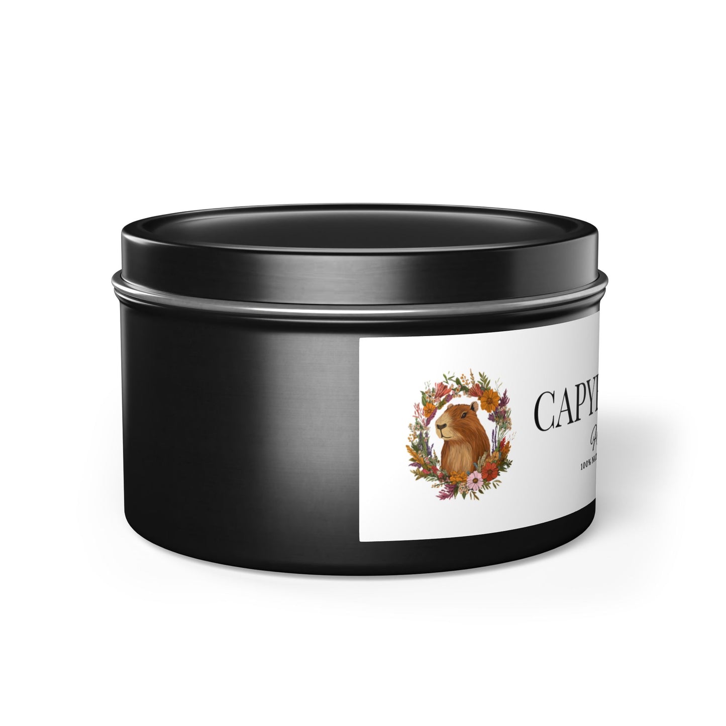 Funny gift- Scented Tin Candles - CAPYBARAS POOP - Surprise gift! Actually is a refreshing Evergreen Scent with Cypress, Lemon peel
Eco-friendly, hand-poured coconut soy wax 
Lead and zinc-free cotton wick
3 tin colors
Average burn time: 20-40hours