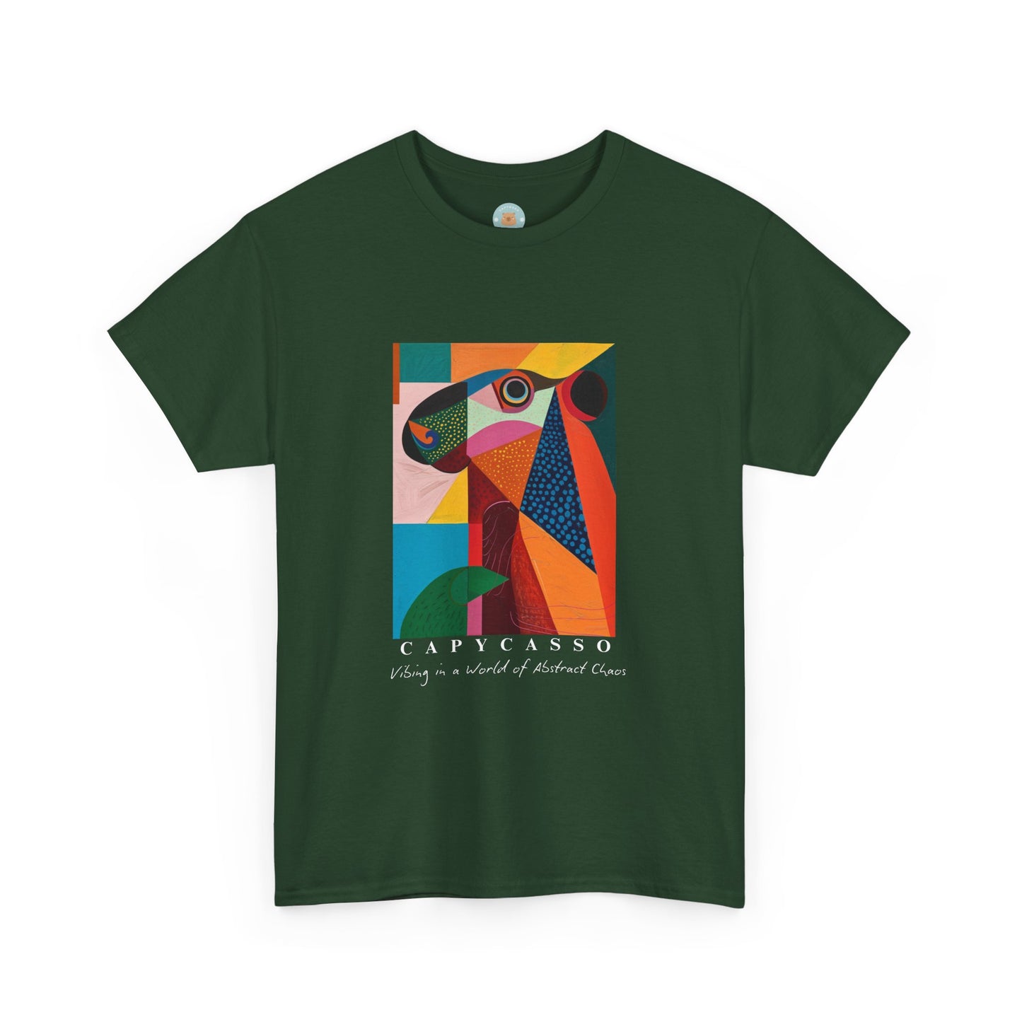 CAPYCASSO- Abstract Picasso Inspired Capybara T-shirt