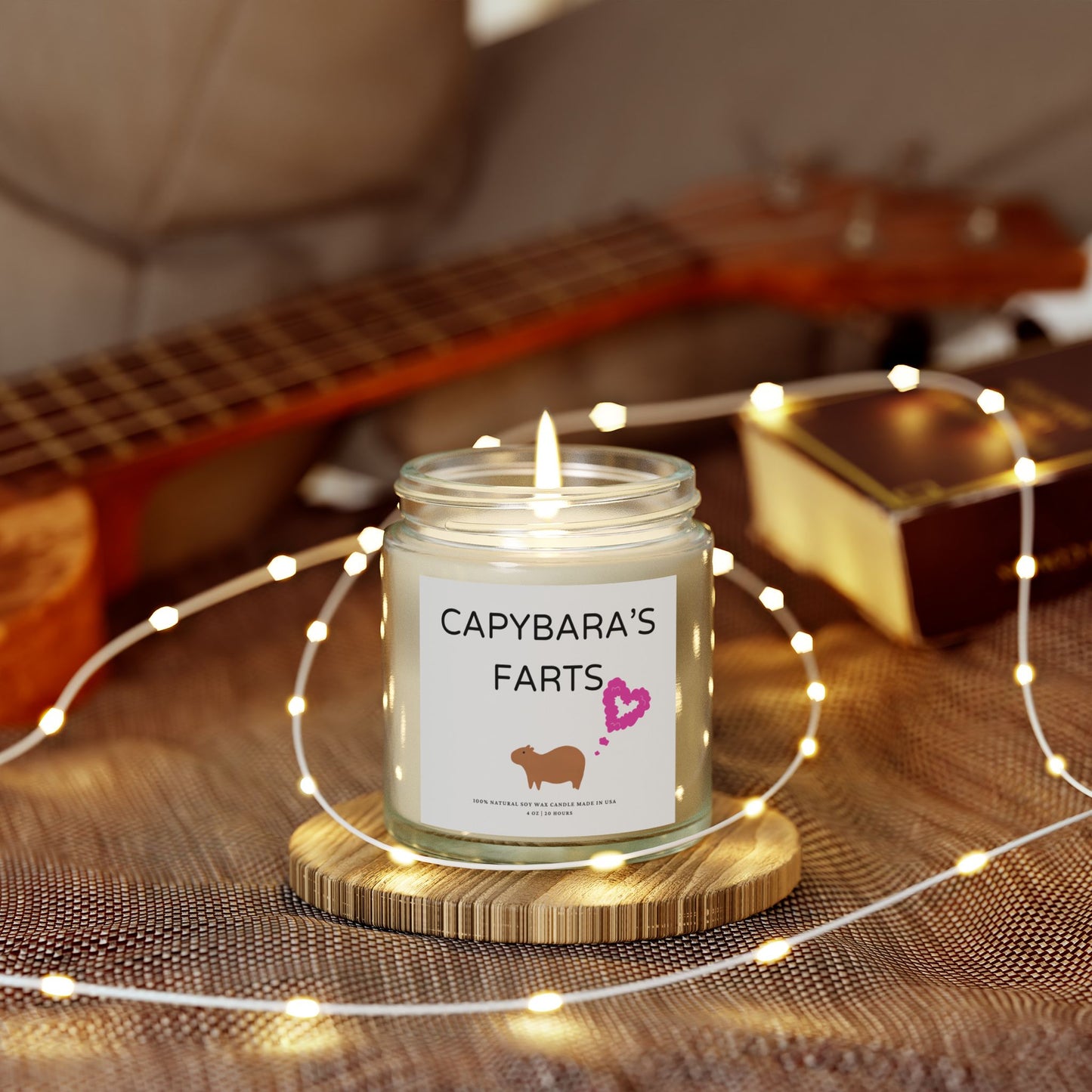 Funny Candle Gift Capybara's Farts (9 Scents)